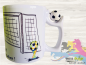 Preview: Tasse zur Fussball EM, WM oder Bundesliga - Torschütze - inkl. Wunschnamen