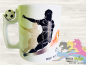 Preview: Tasse zur Fussball EM, WM oder Bundesliga - Torschütze - Ihr Wunschnamen