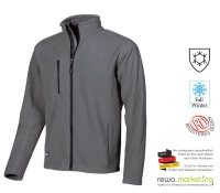 Fleece Jacke WARM - Grey Meteorite