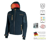 Softshell Jacke Modell SPACE - Deep Blue